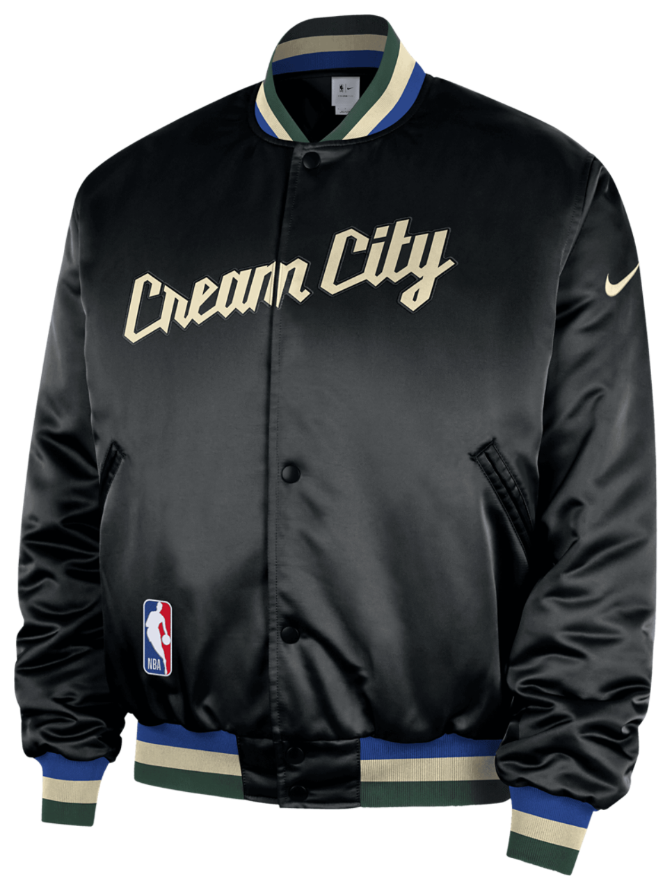 Nike Bucks Premium City Edition Jacket Image 1 of 2. Tap to open photo gallery.