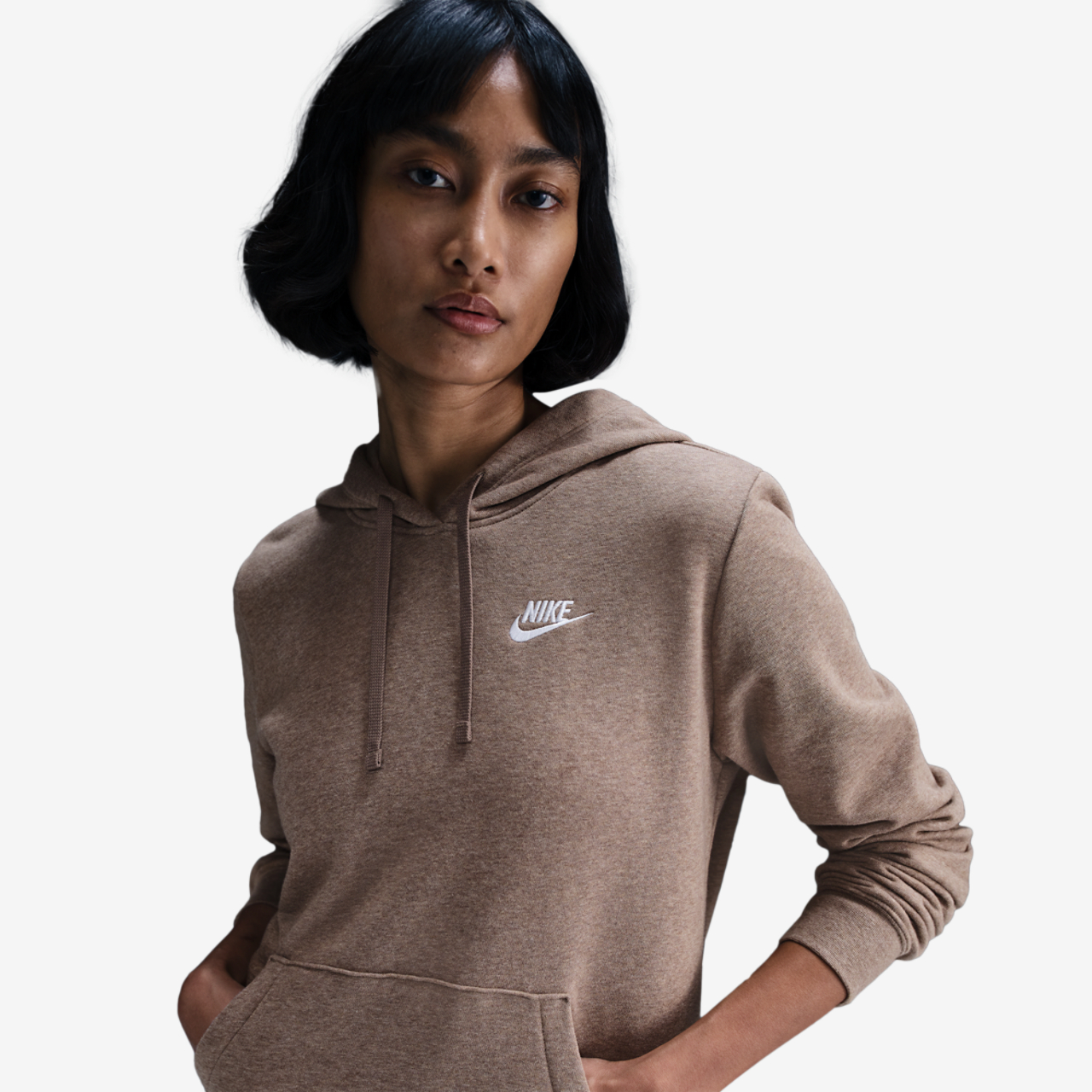 Nike NSW Club Fleece PO Hoodie Image 1 of 3. Tap to open photo gallery.