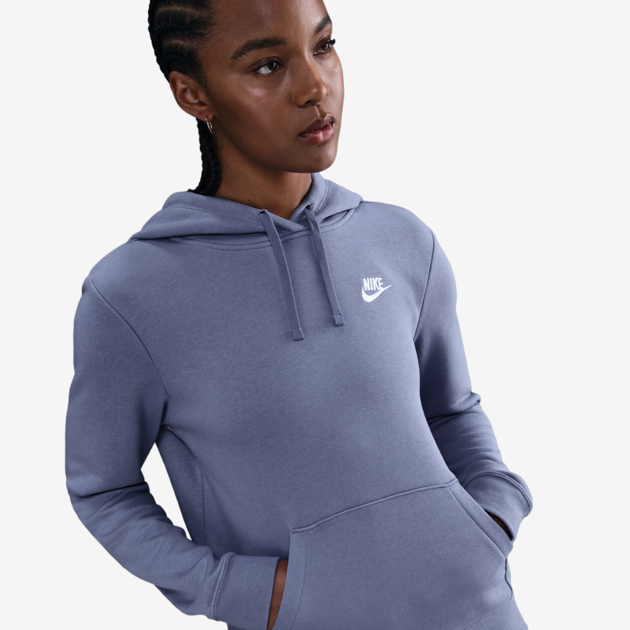 Nike NSW Club Fleece PO Hoodie Image 1 of 4. Tap to open photo gallery.