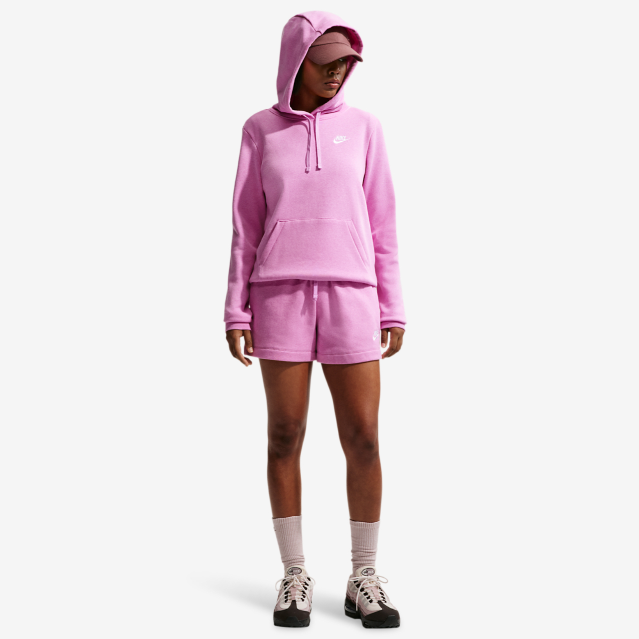 Nike NSW Club Fleece PO Hoodie Image 6 of 7. Tap to open photo gallery.