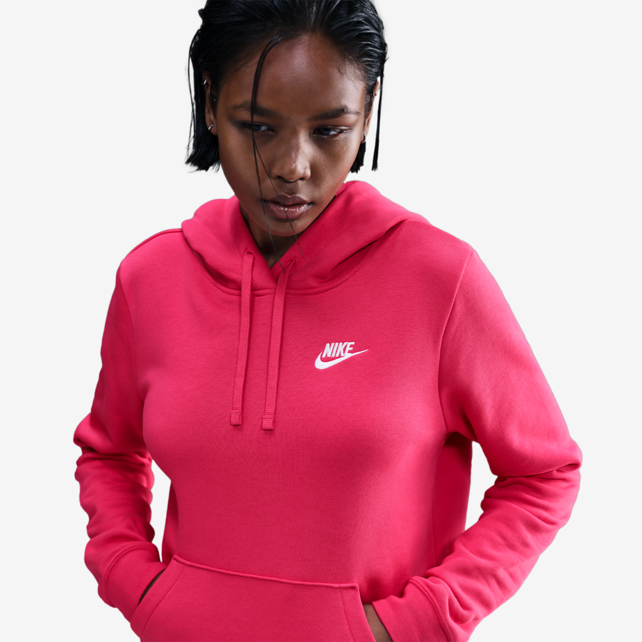 Nike NSW Club Fleece PO Hoodie Image 1 of 4. Tap to open photo gallery.