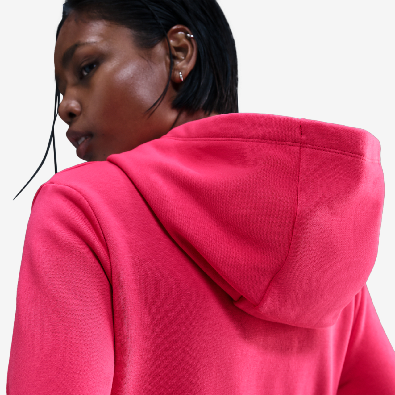 Nike NSW Club Fleece PO Hoodie Image 2 of 4. Tap to open photo gallery.