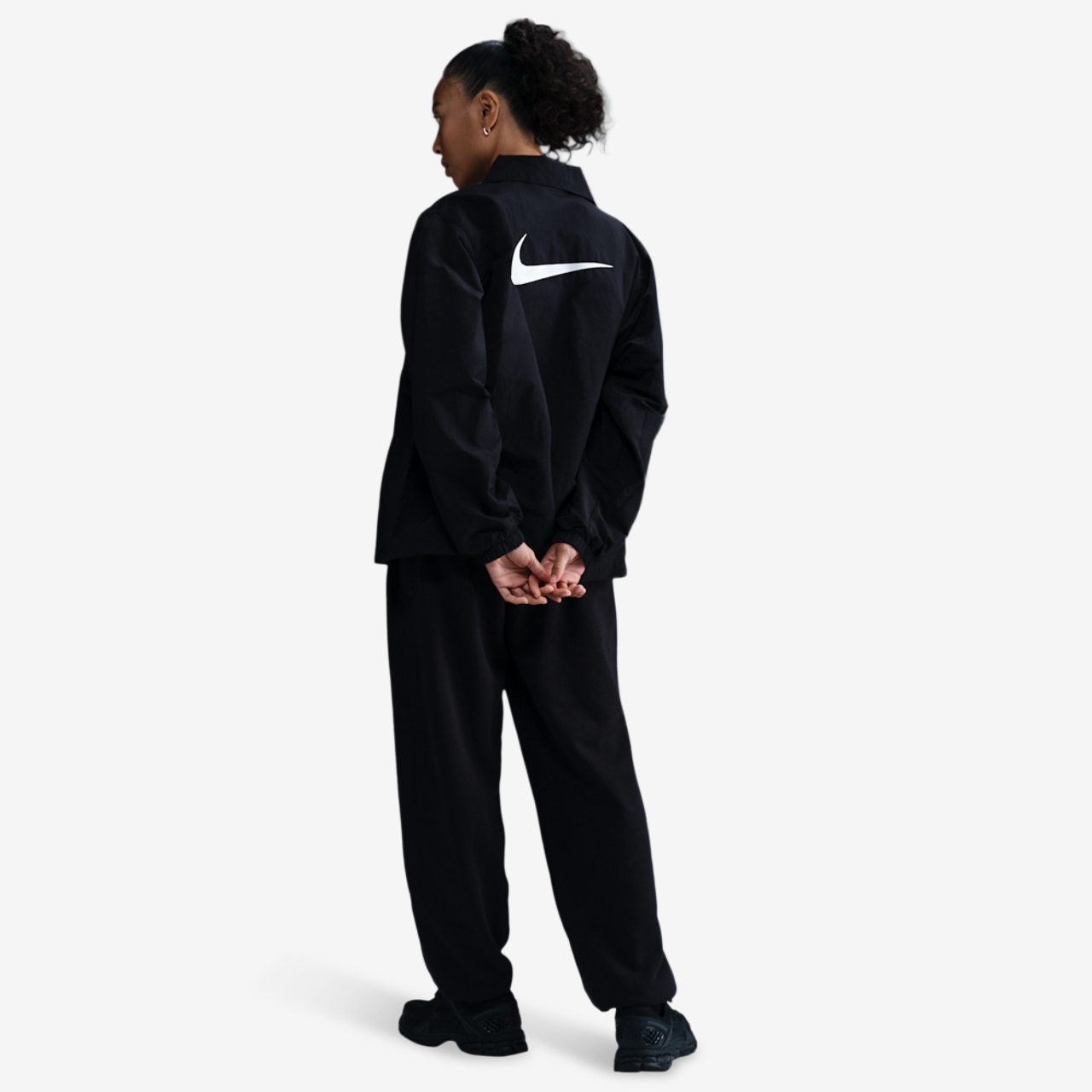 Nike NSW Club Fleece MR Pants Image 4 of 4. Tap to open photo gallery.