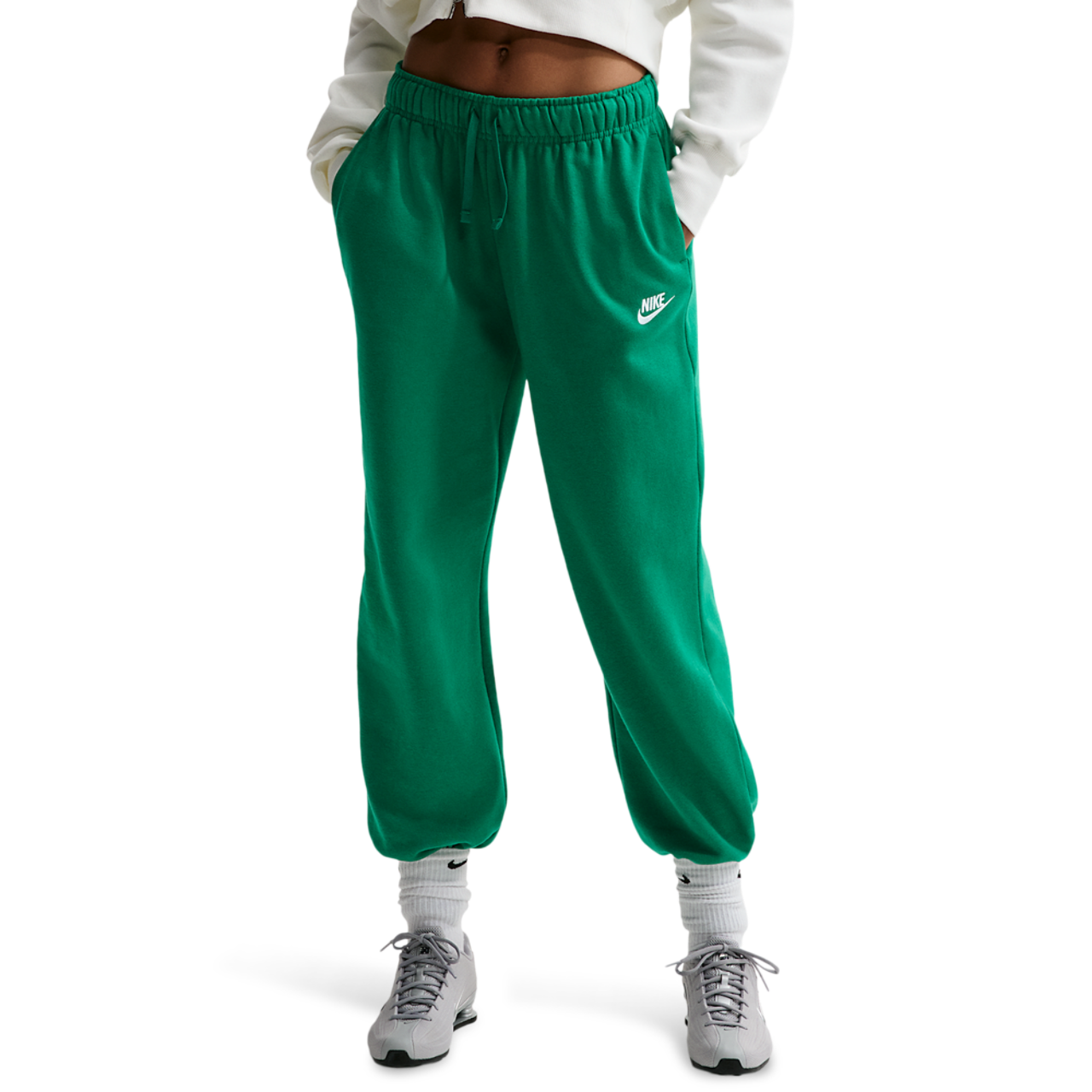 Nike NSW Club Fleece MR Pants Image 1 of 7. Tap to open photo gallery.