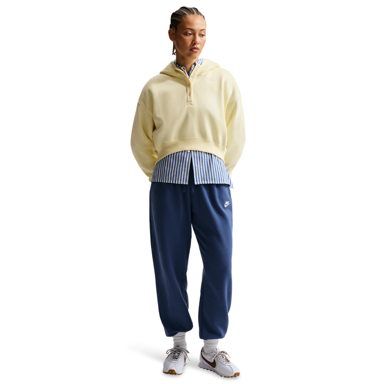 Nike NSW Club Fleece MR Pants Image 3 of 5. Tap to open photo gallery.