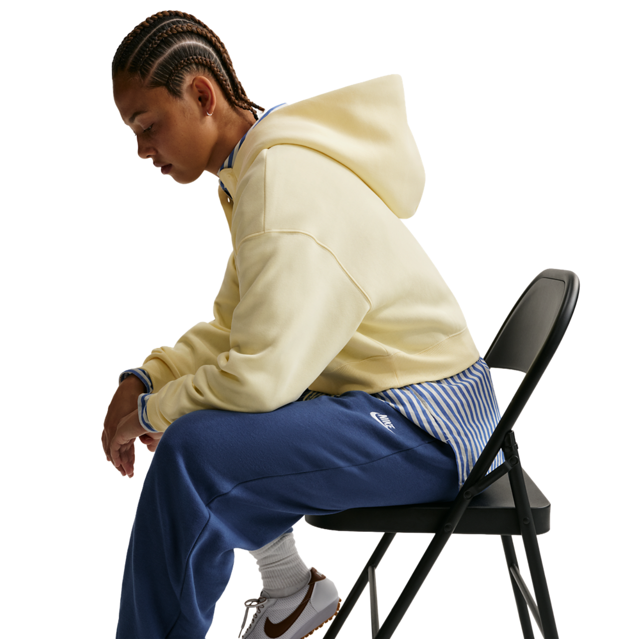 Nike NSW Club Fleece MR Pants Image 5 of 5. Tap to open photo gallery.