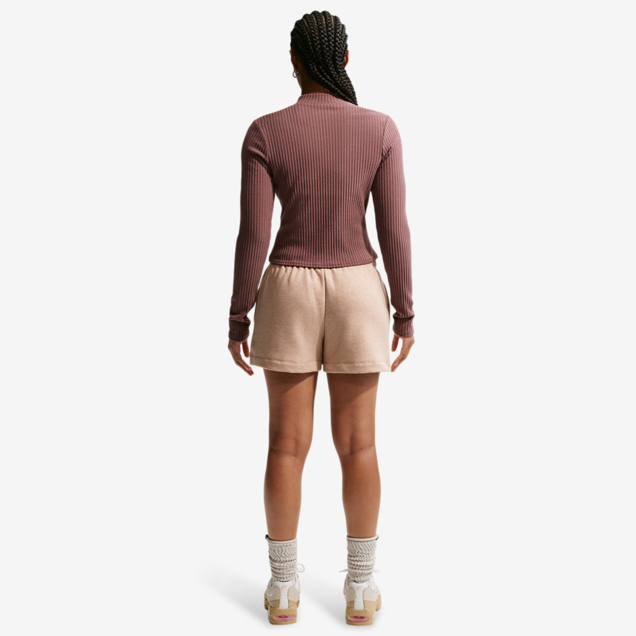 Nike NSW Club Fleece MR Short Image 4 of 5. Tap to open photo gallery.
