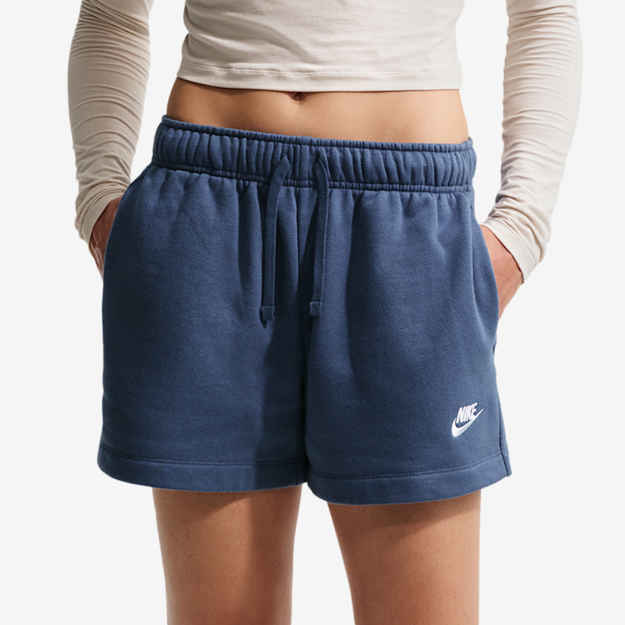 Nike NSW Club Fleece MR Short Image 1 of 7. Tap to open photo gallery.