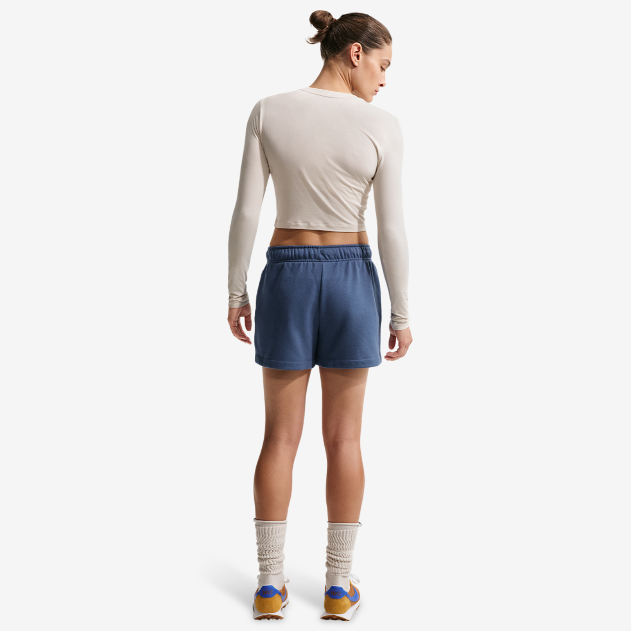 Nike NSW Club Fleece MR Short Image 7 of 7. Tap to open photo gallery.