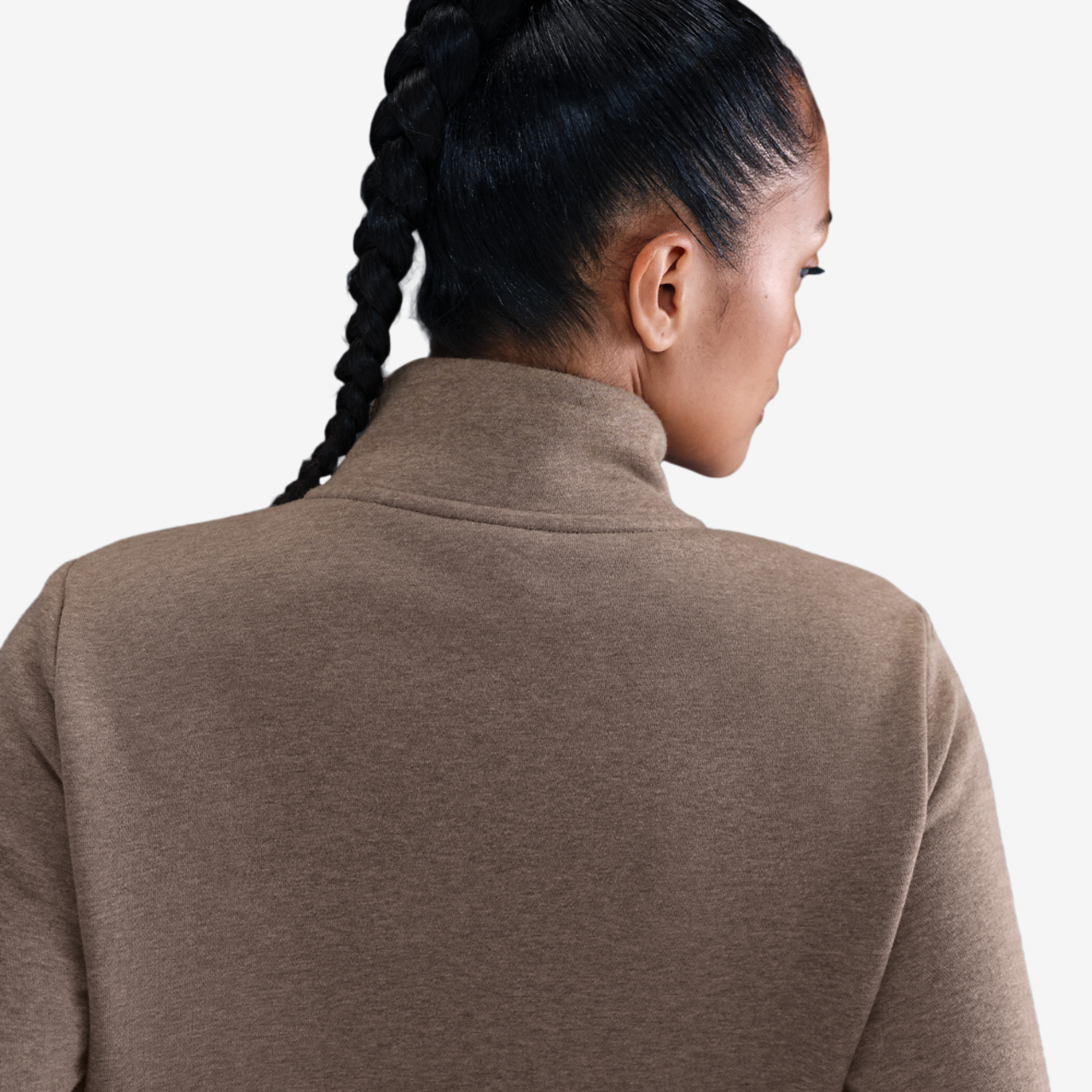 Nike NSW Club Fleece Quarter Zip Image 2 of 5. Tap to open photo gallery.