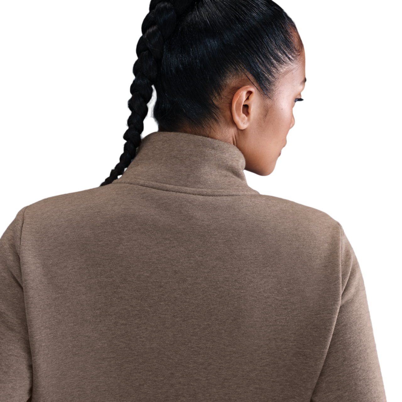 Nike NSW Club Fleece Quarter Zip Image 2 of 5. Tap to open photo gallery.