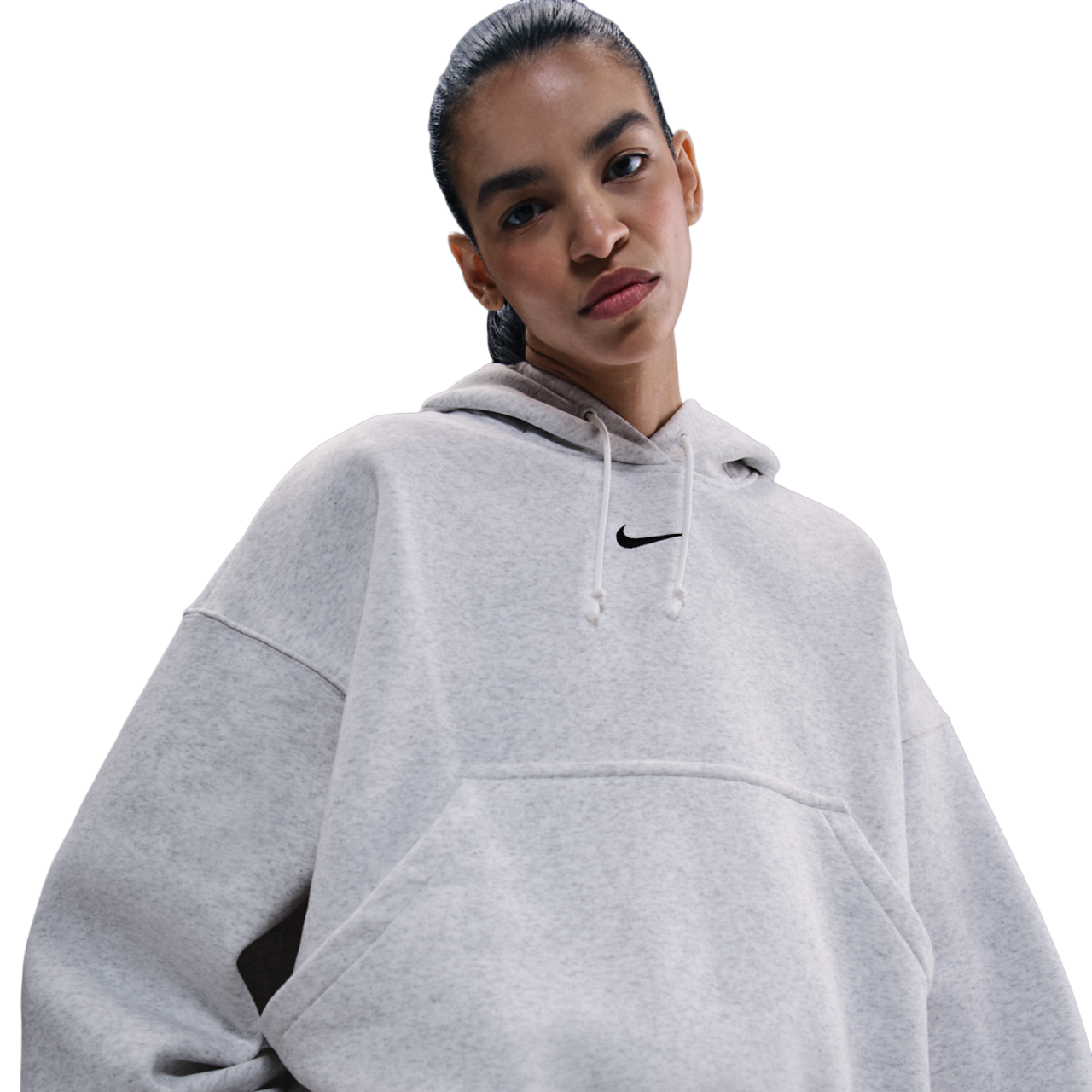 Nike PHNX Fleece OS Pullover Hoodie Image 1 of 4. Tap to open photo gallery.