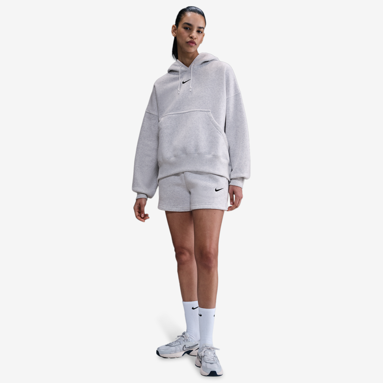 Nike PHNX Fleece OS Pullover Hoodie Image 3 of 4. Tap to open photo gallery.