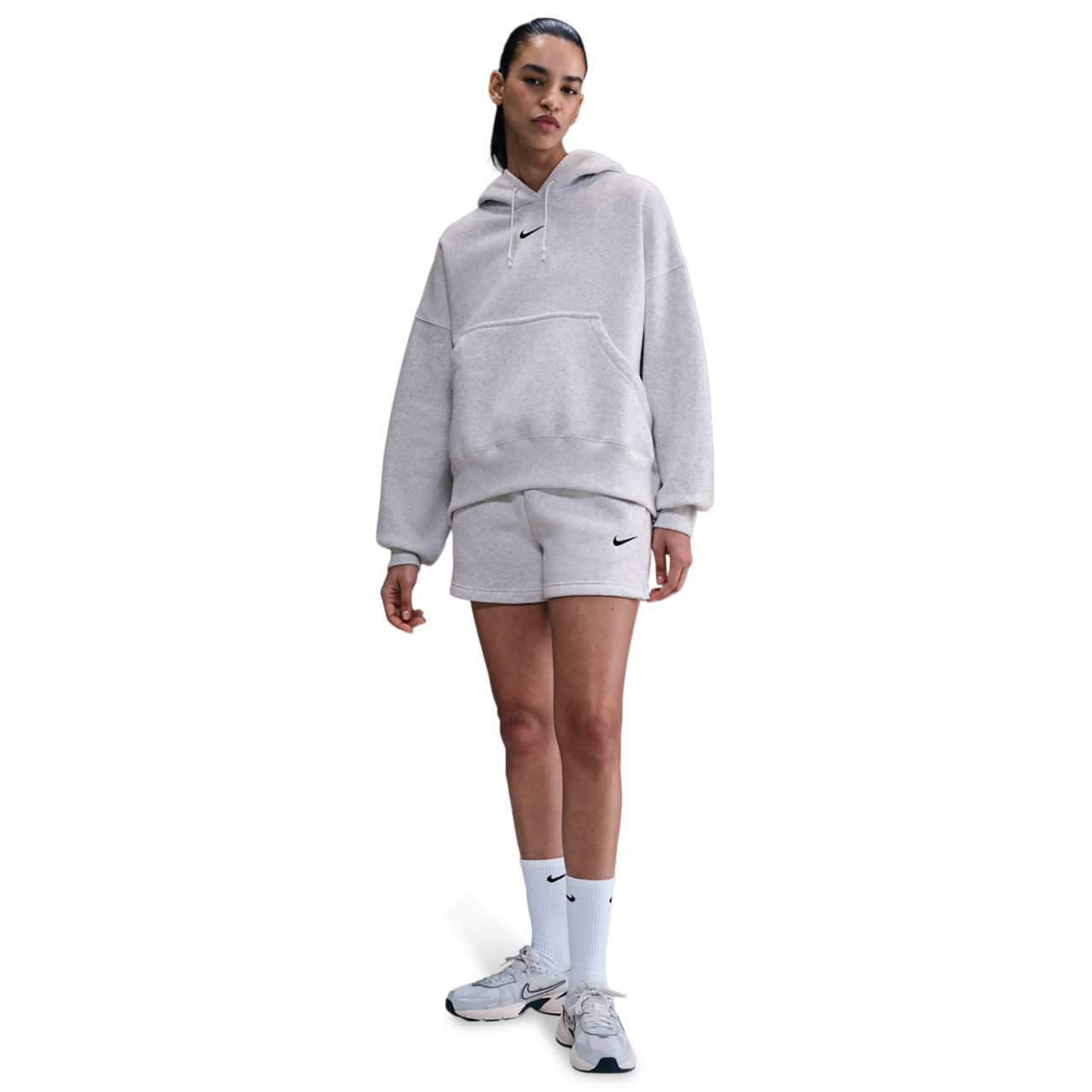 Nike PHNX Fleece OS Pullover Hoodie Image 3 of 4. Tap to open photo gallery.