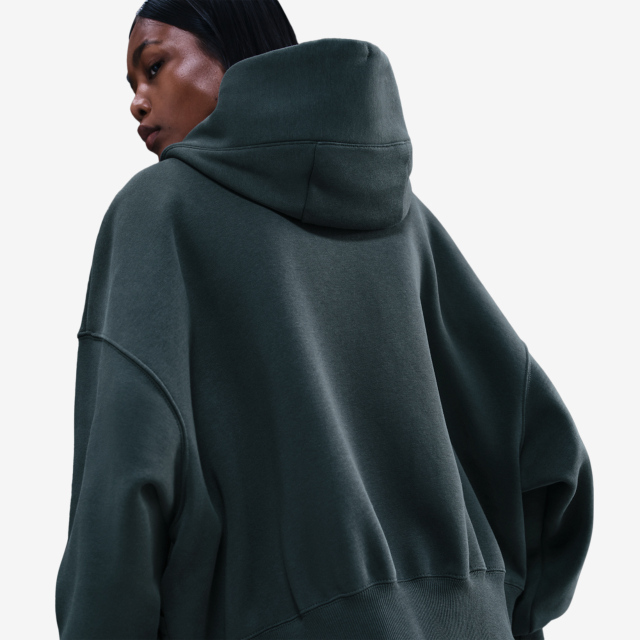 Nike PHNX Fleece OS Pullover Hoodie Image 2 of 4. Tap to open photo gallery.