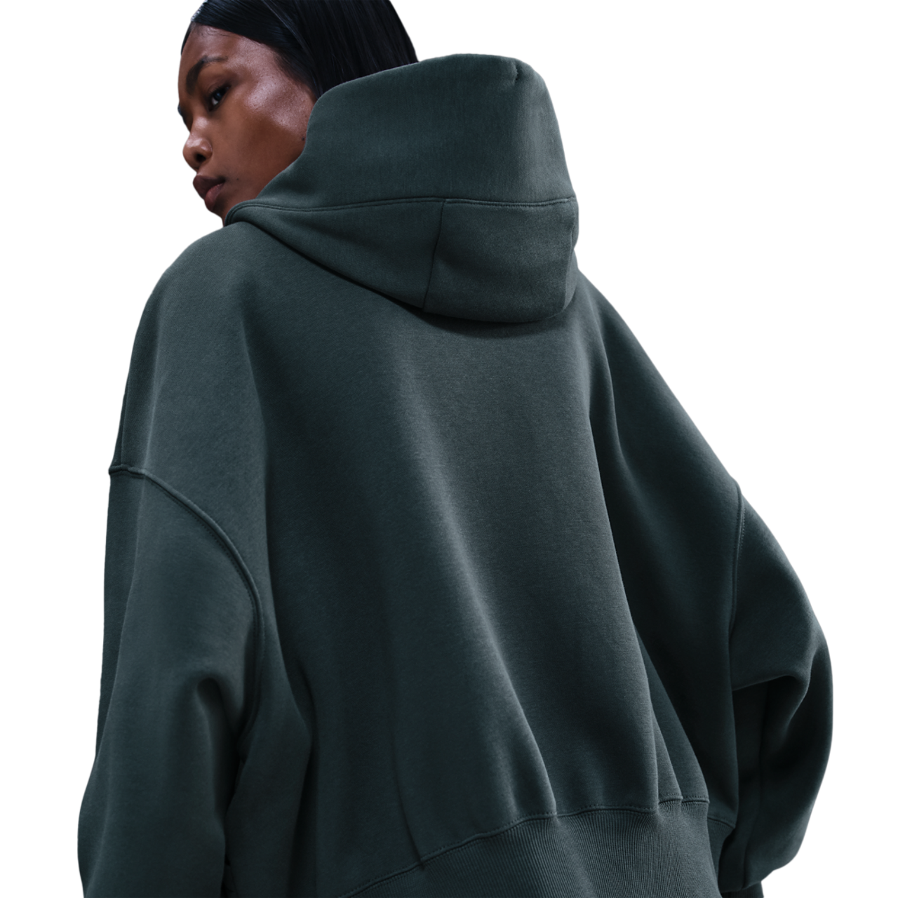 Nike PHNX Fleece OS Pullover Hoodie Image 2 of 4. Tap to open photo gallery.