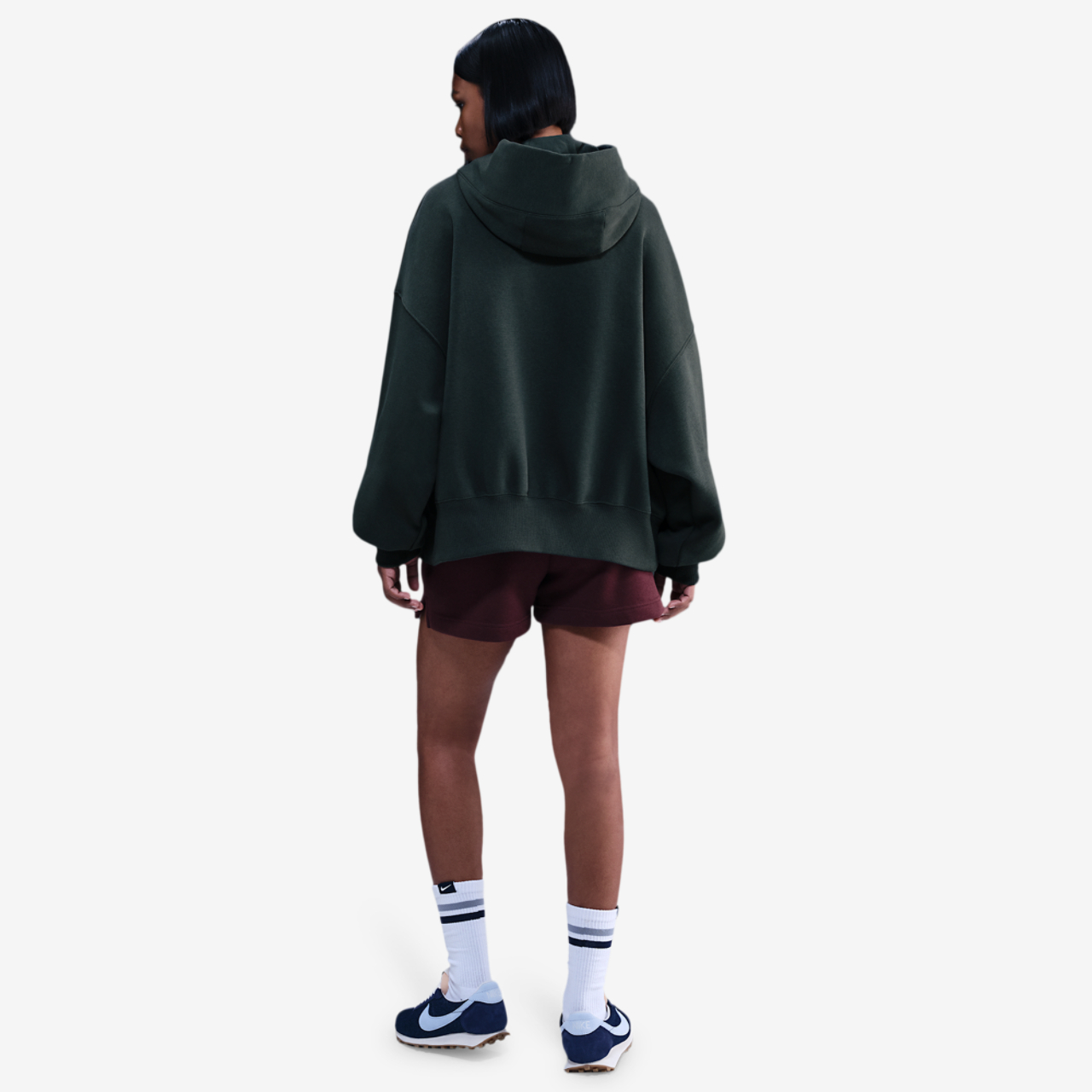 Nike PHNX Fleece OS Pullover Hoodie Image 4 of 4. Tap to open photo gallery.