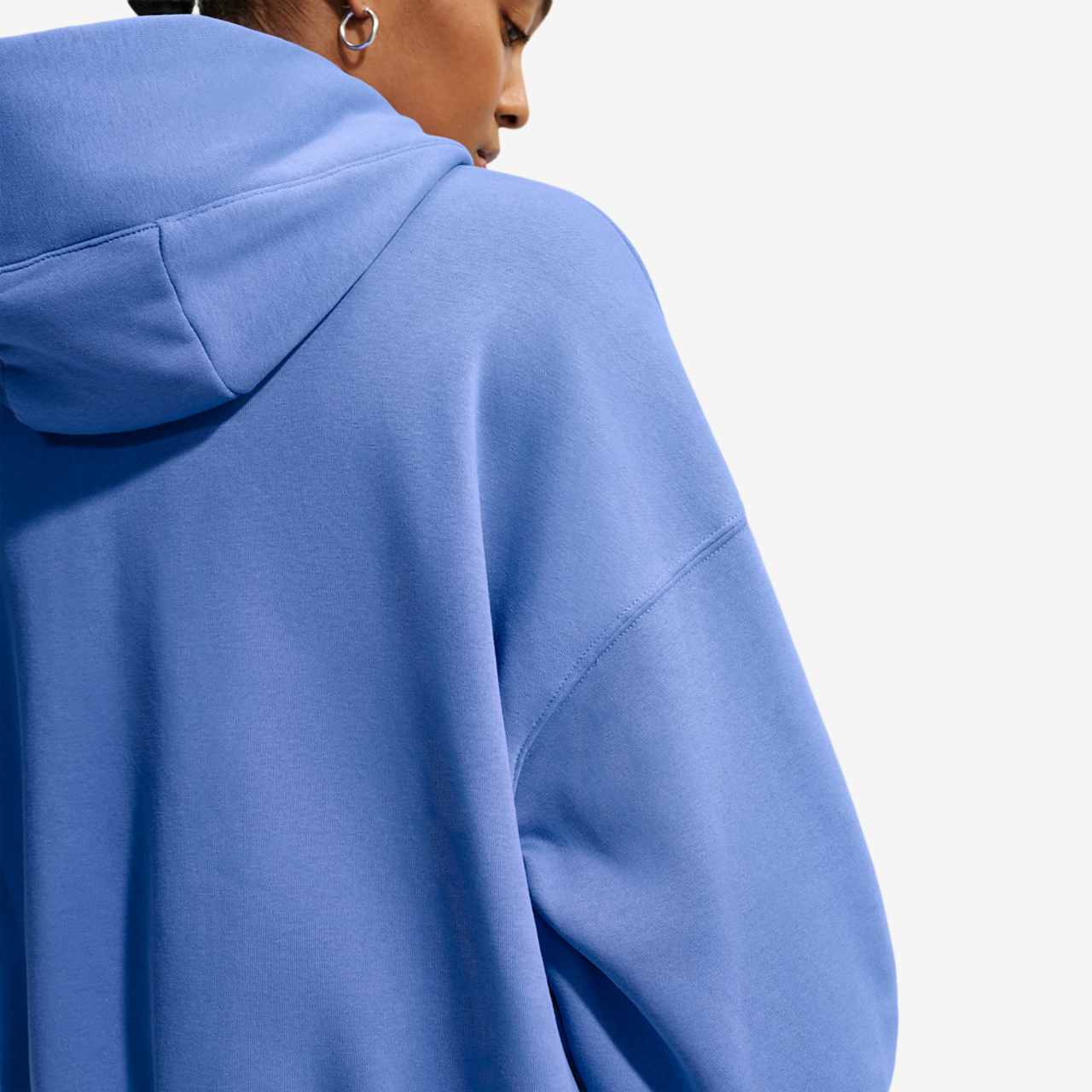 Nike PHNX Fleece OS Pullover Hoodie Image 2 of 4. Tap to open photo gallery.