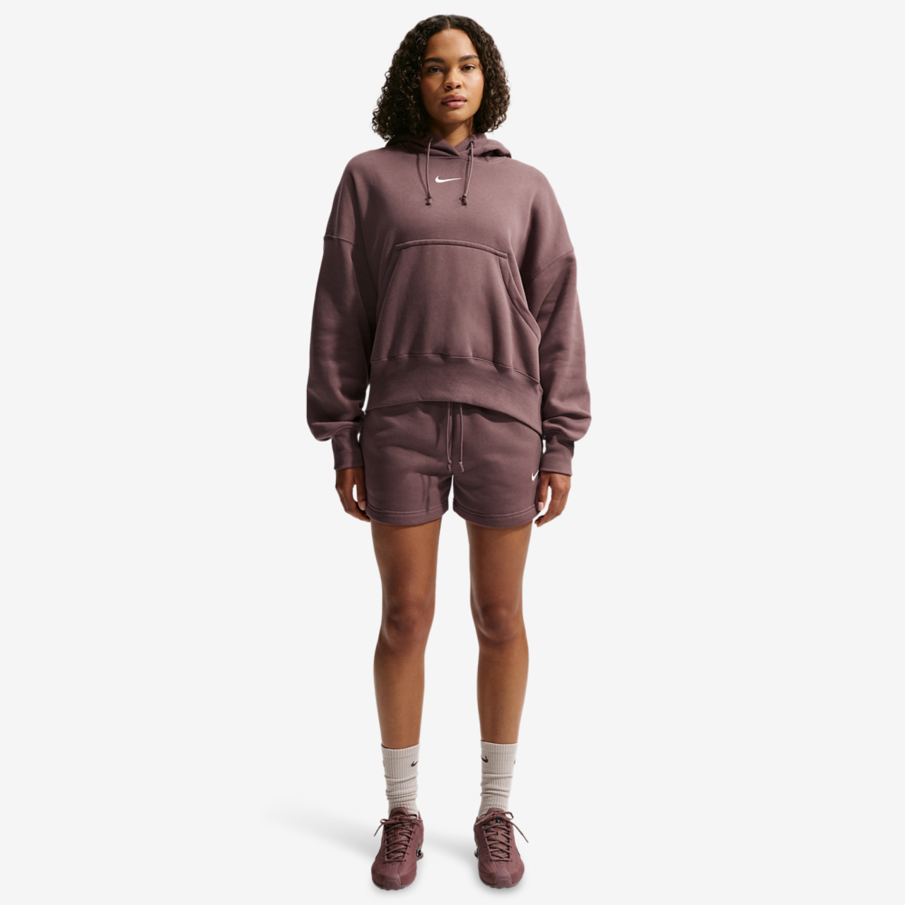 Nike PHNX Fleece OS Pullover Hoodie Image 3 of 4. Tap to open photo gallery.
