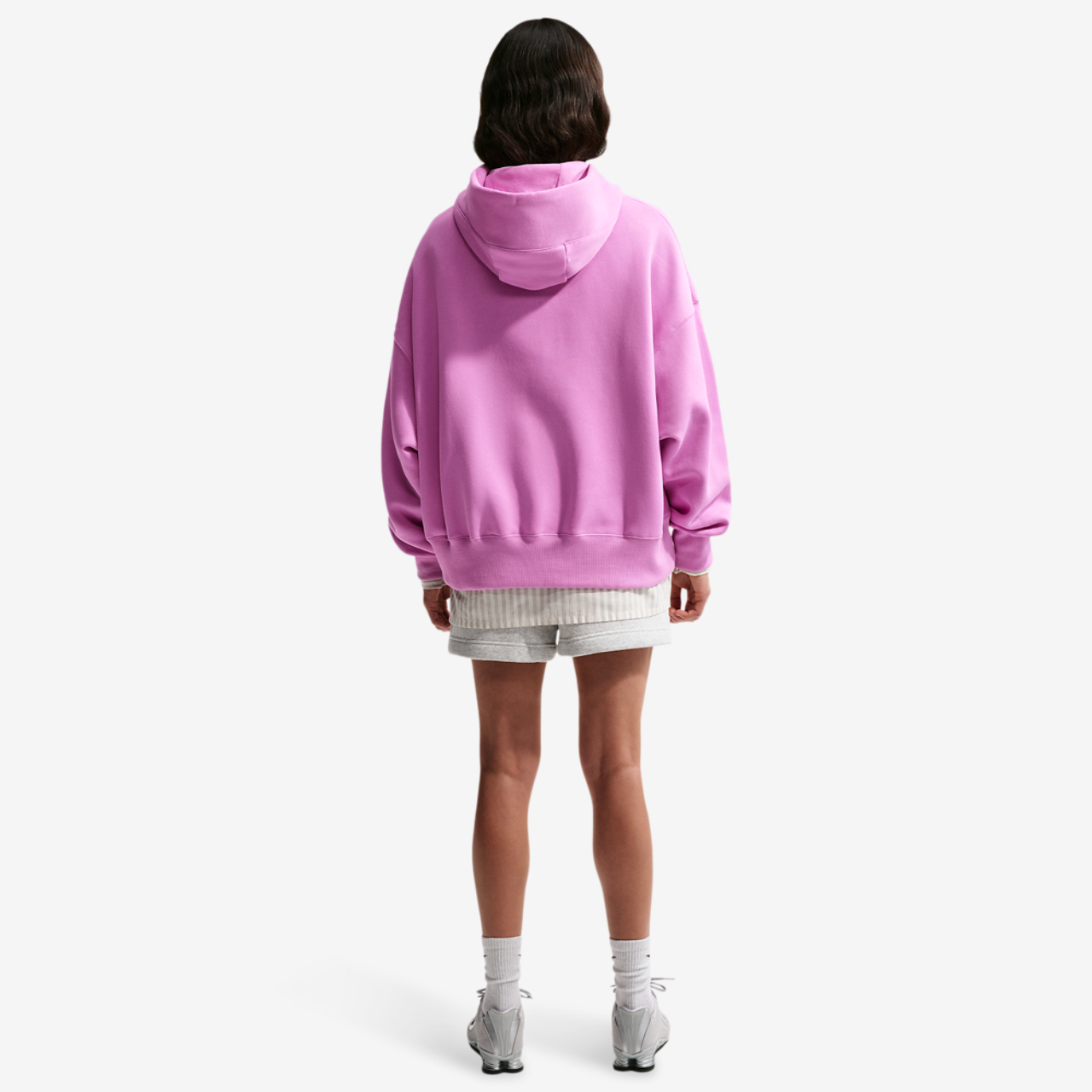 Nike PHNX Fleece OS Pullover Hoodie Image 4 of 4. Tap to open photo gallery.