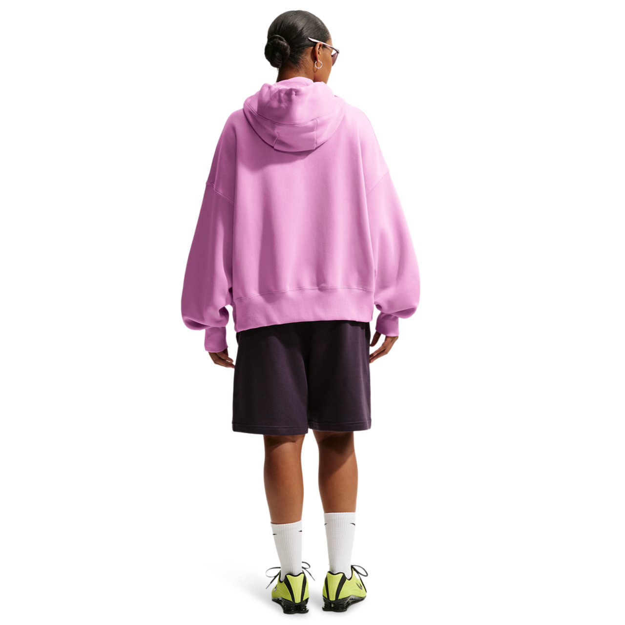 Nike PHNX Fleece OS Pullover Hoodie Image 4 of 4. Tap to open photo gallery.