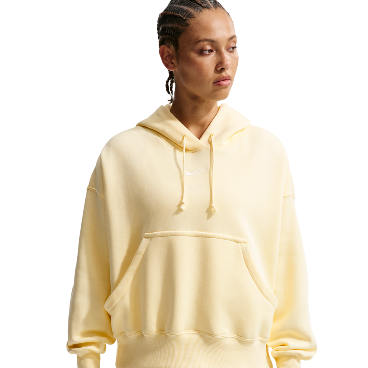Nike PHNX Fleece OS Pullover Hoodie Image 1 of 4. Tap to open photo gallery.