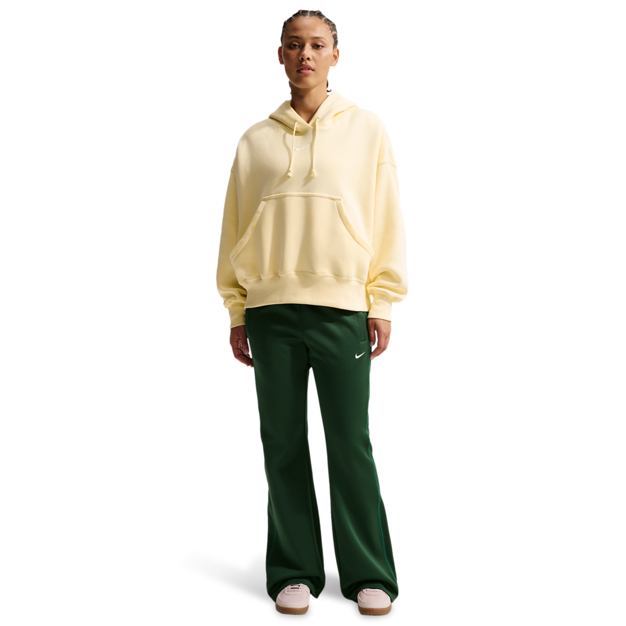 Nike PHNX Fleece OS Pullover Hoodie Image 3 of 4. Tap to open photo gallery.