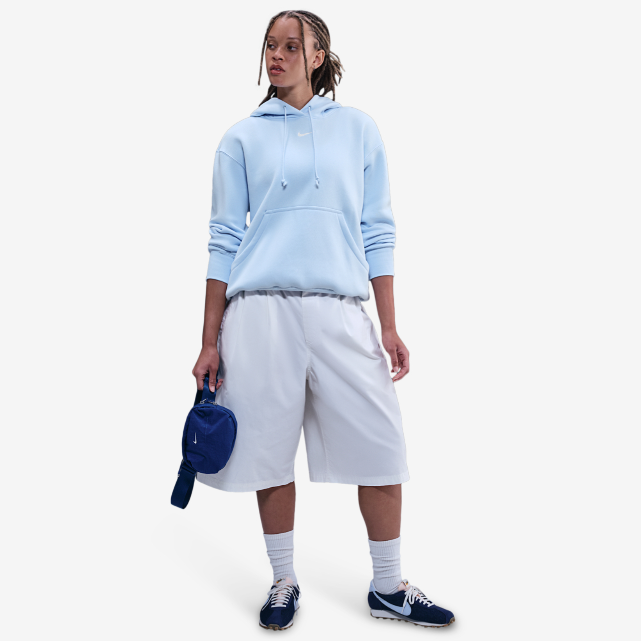 Nike Phoenix Fleece OS  Pullover Hoodie Image 3 of 4. Tap to open photo gallery.
