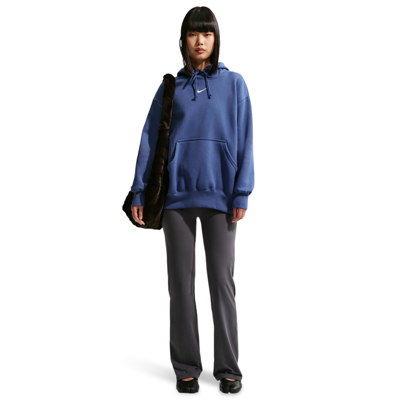 Nike Phoenix Fleece OS  Pullover Hoodie Image 4 of 5. Tap to open photo gallery.