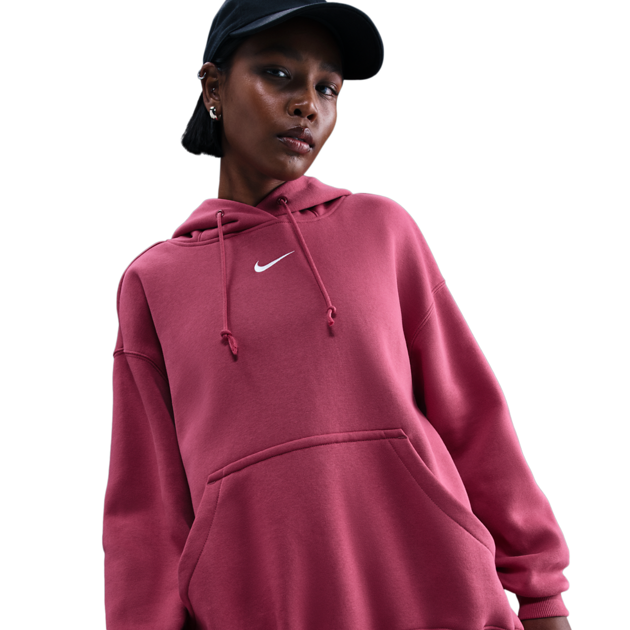 Nike Phoenix Fleece OS  Pullover Hoodie Image 1 of 4. Tap to open photo gallery.