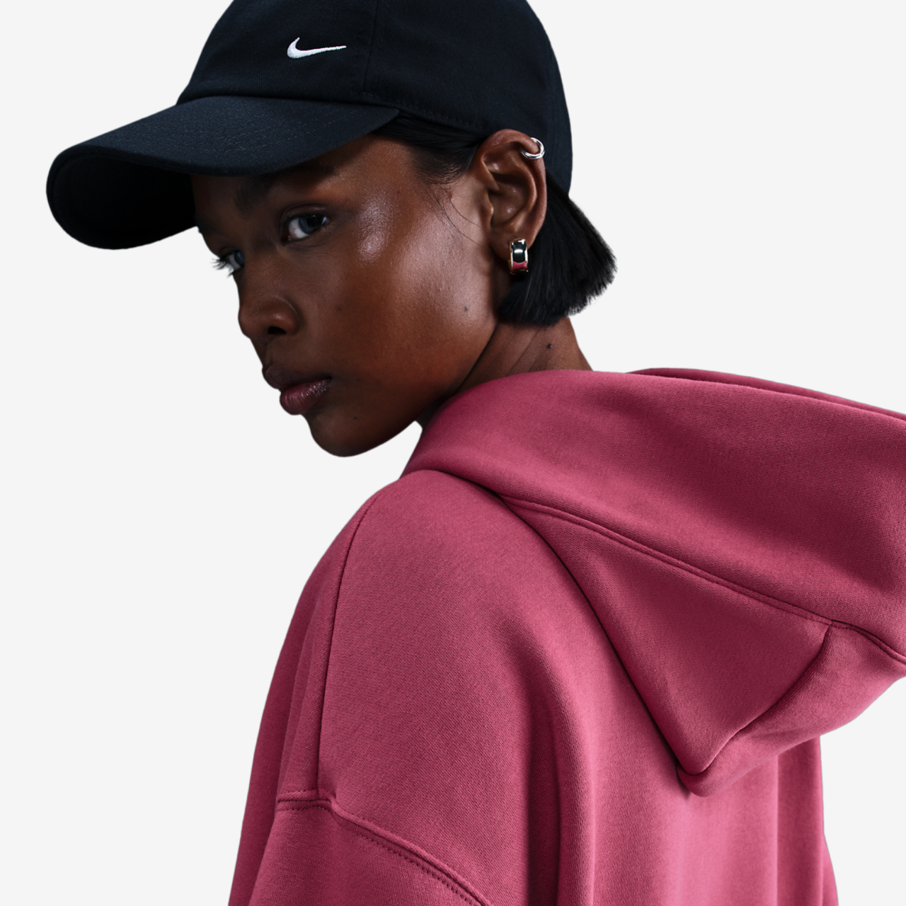 Nike Phoenix Fleece OS  Pullover Hoodie Image 2 of 4. Tap to open photo gallery.