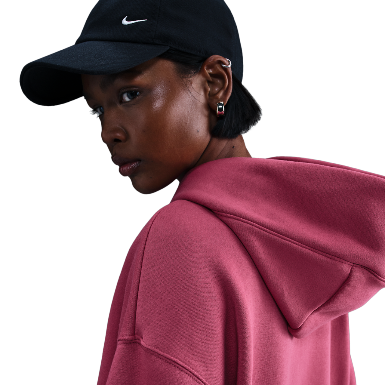 Nike Phoenix Fleece OS  Pullover Hoodie Image 2 of 4. Tap to open photo gallery.
