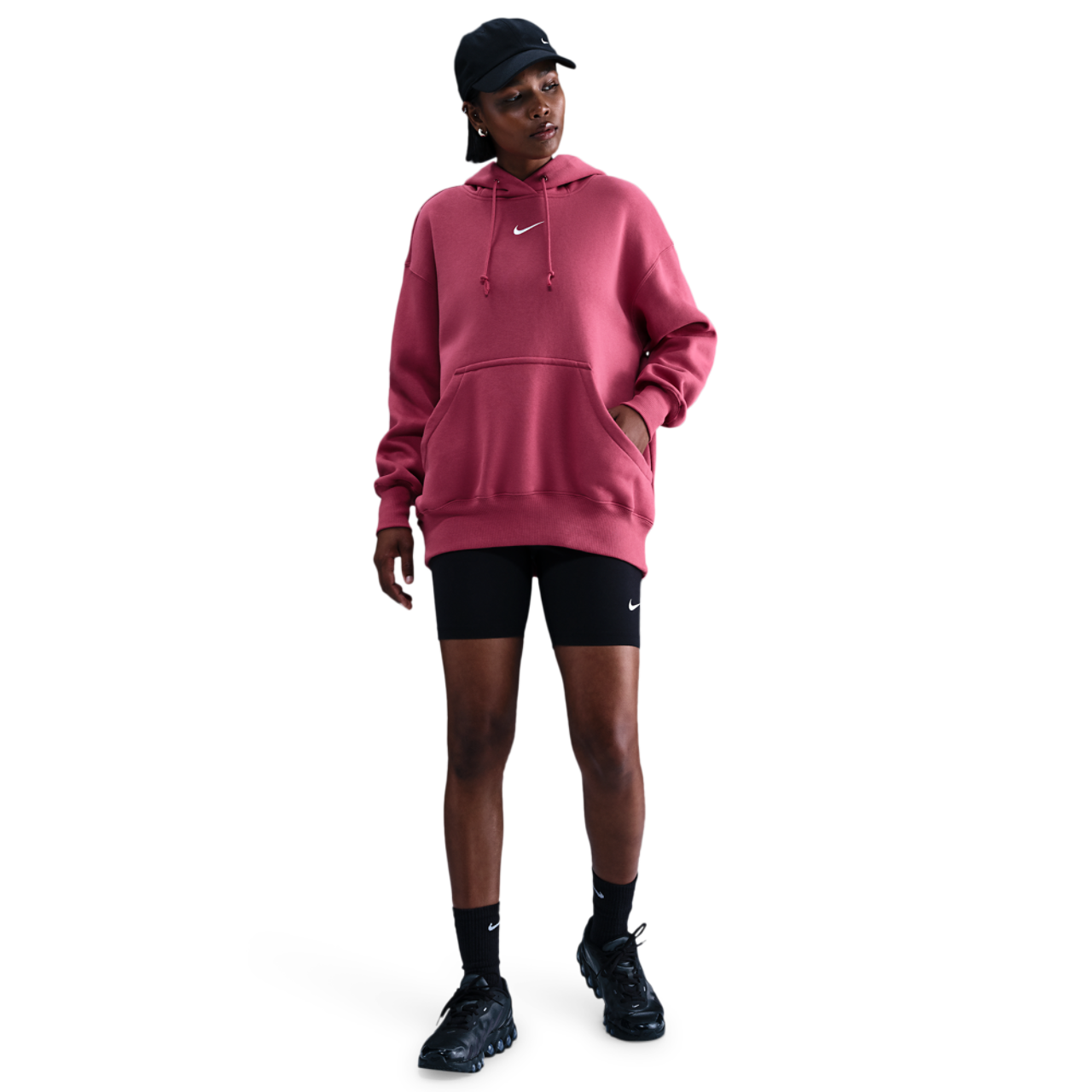 Nike Phoenix Fleece OS  Pullover Hoodie Image 3 of 4. Tap to open photo gallery.
