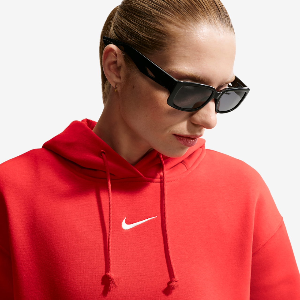 Nike Phoenix Fleece OS  Pullover Hoodie Image 4 of 7. Tap to open photo gallery.