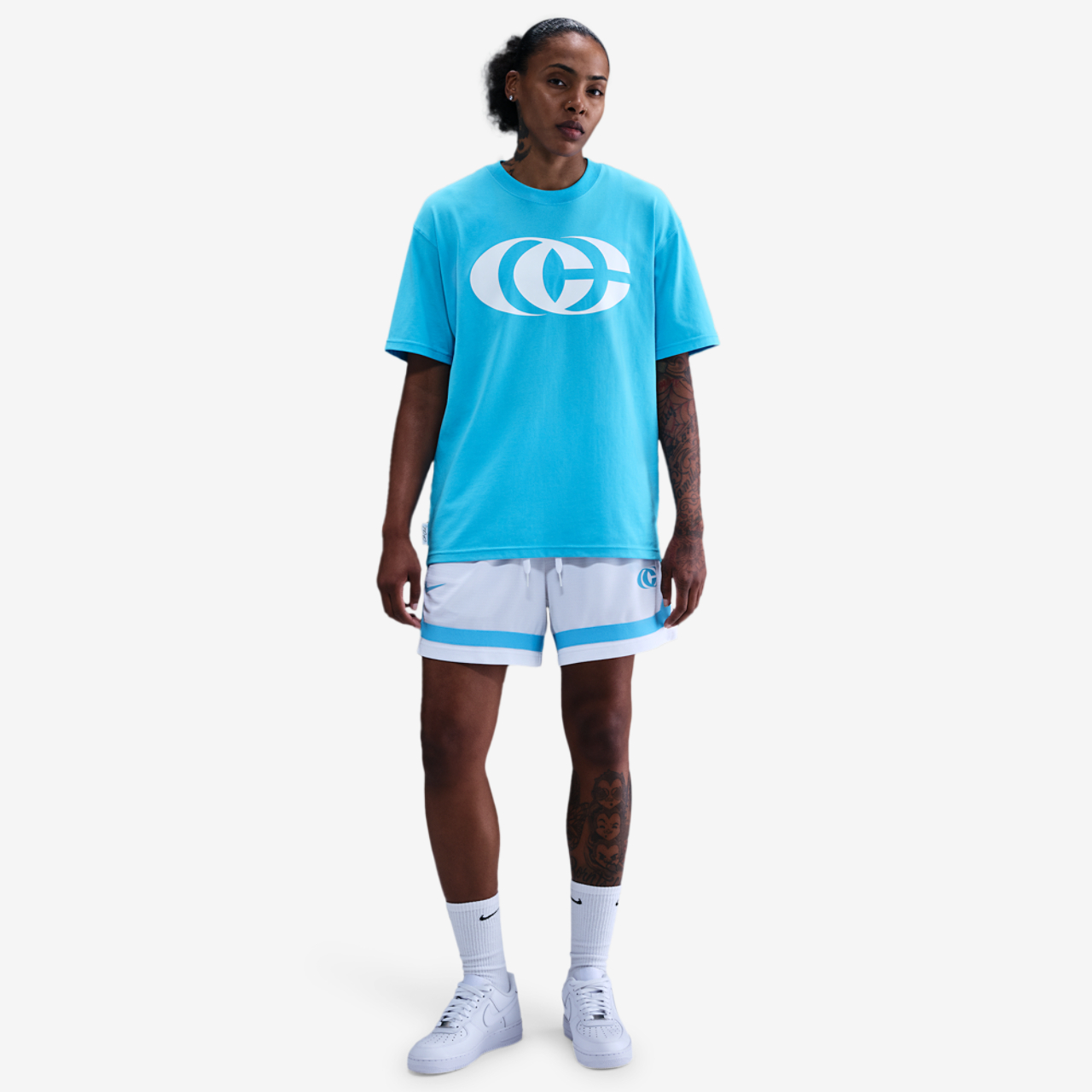 Nike CC Caitlin Logo Tee Image 4 of 5. Tap to open photo gallery.