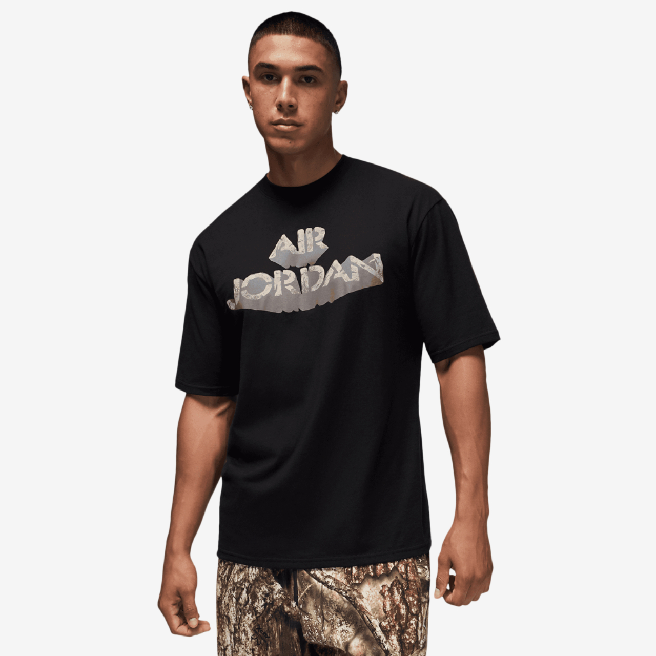 Jordan AJ 4 Cave '85 Short Sleeve Crew Image 1 of 5. Tap to open photo gallery.