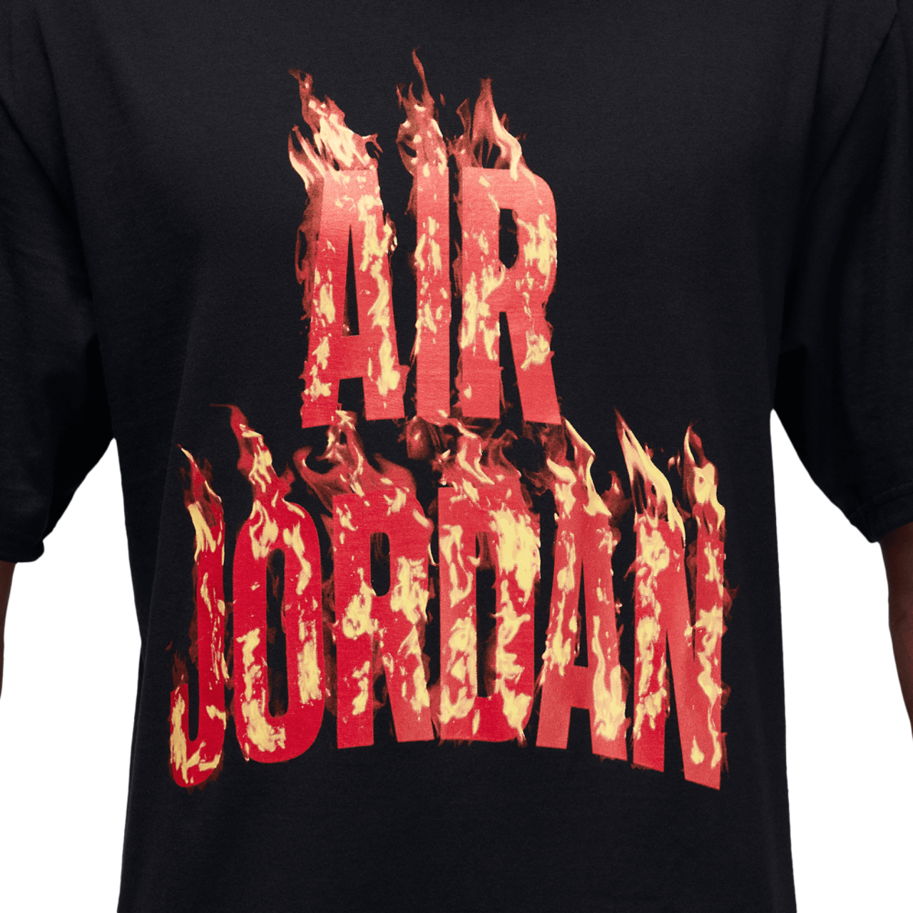 Jordan AJ 5 Fire '85 Short Sleeve Crew Image 3 of 7. Tap to open photo gallery.