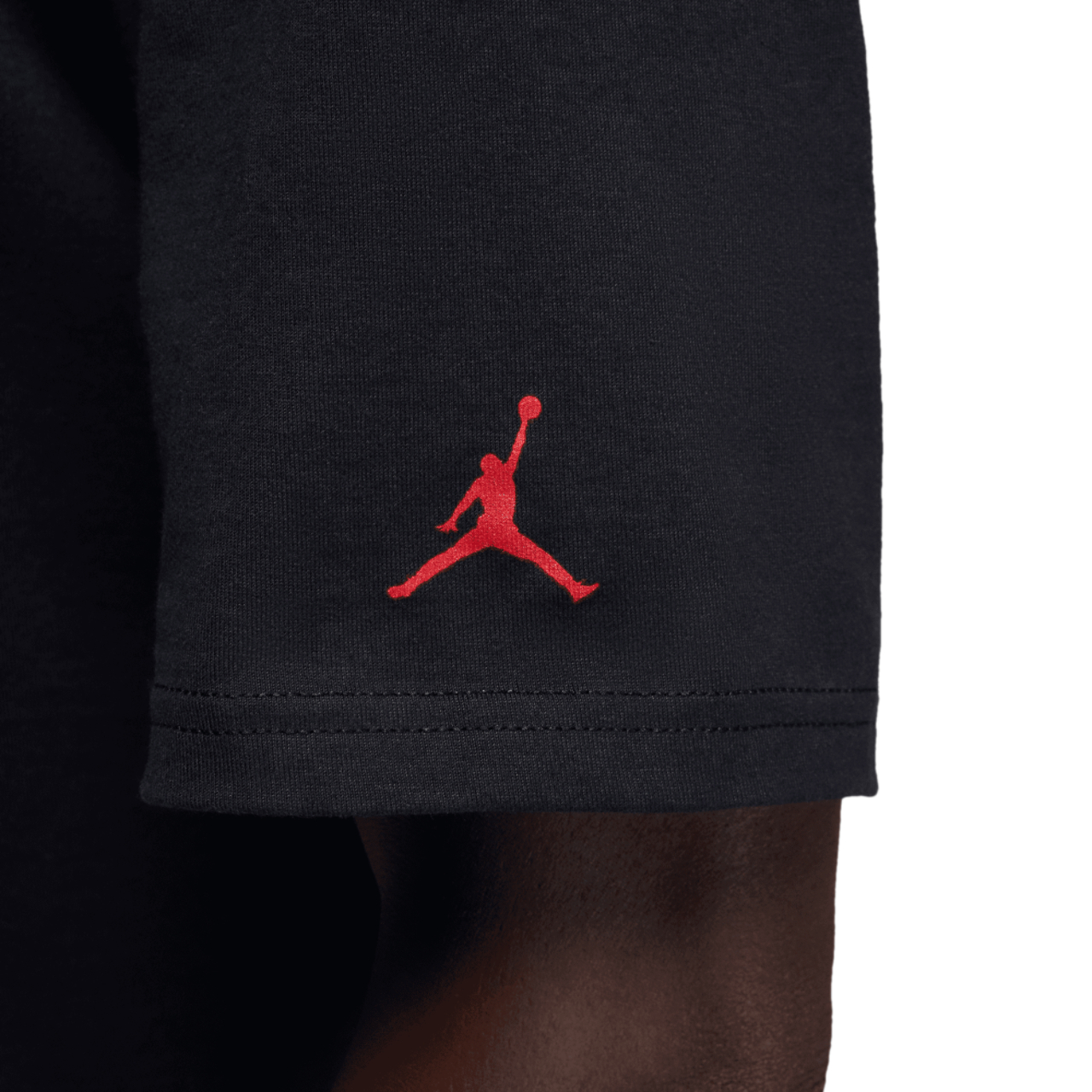 Jordan AJ 5 Fire '85 Short Sleeve Crew Image 6 of 7. Tap to open photo gallery.
