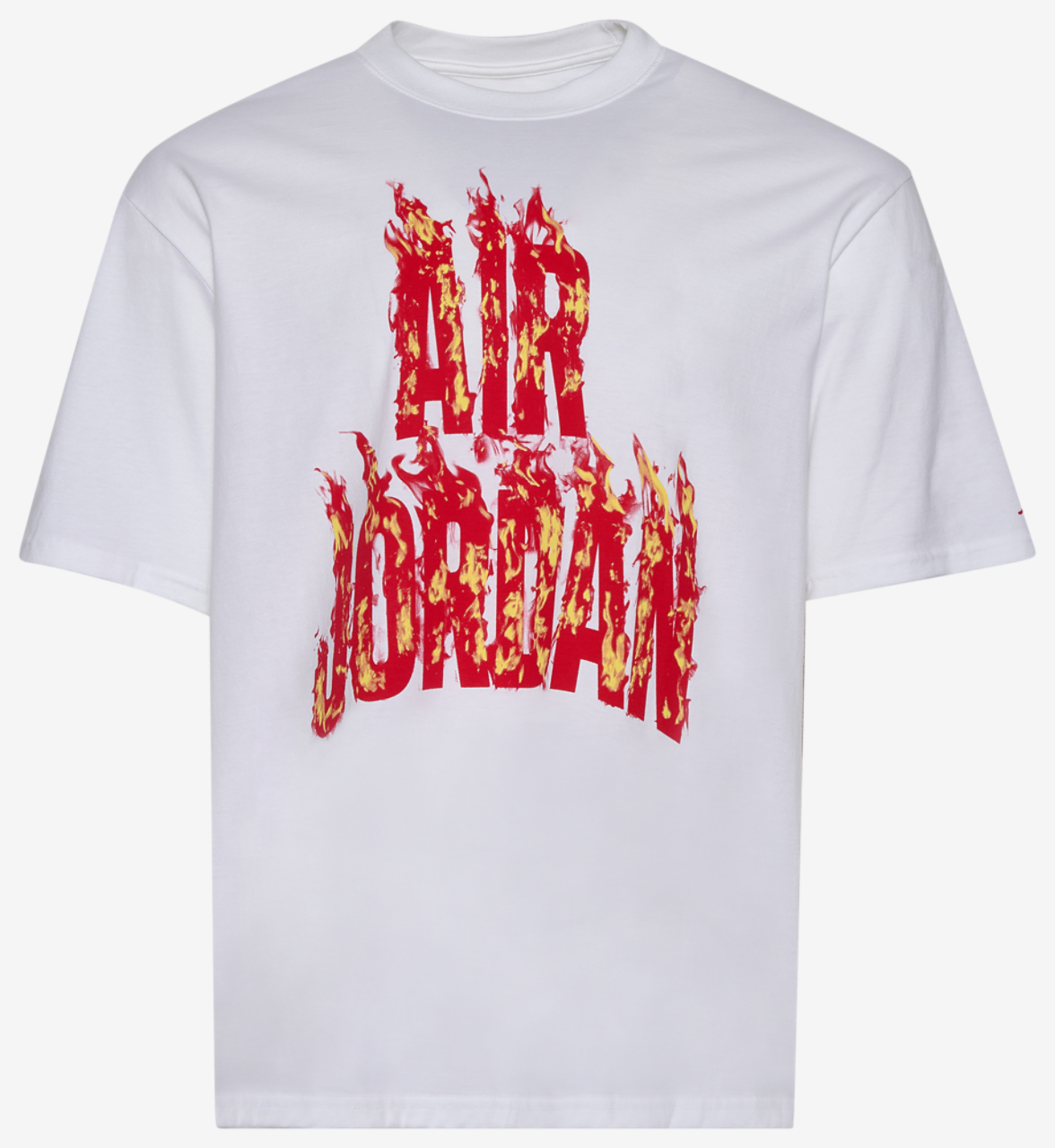 Jordan AJ 5 Fire '85 Short Sleeve Crew Image 1 of 3. Tap to open photo gallery.