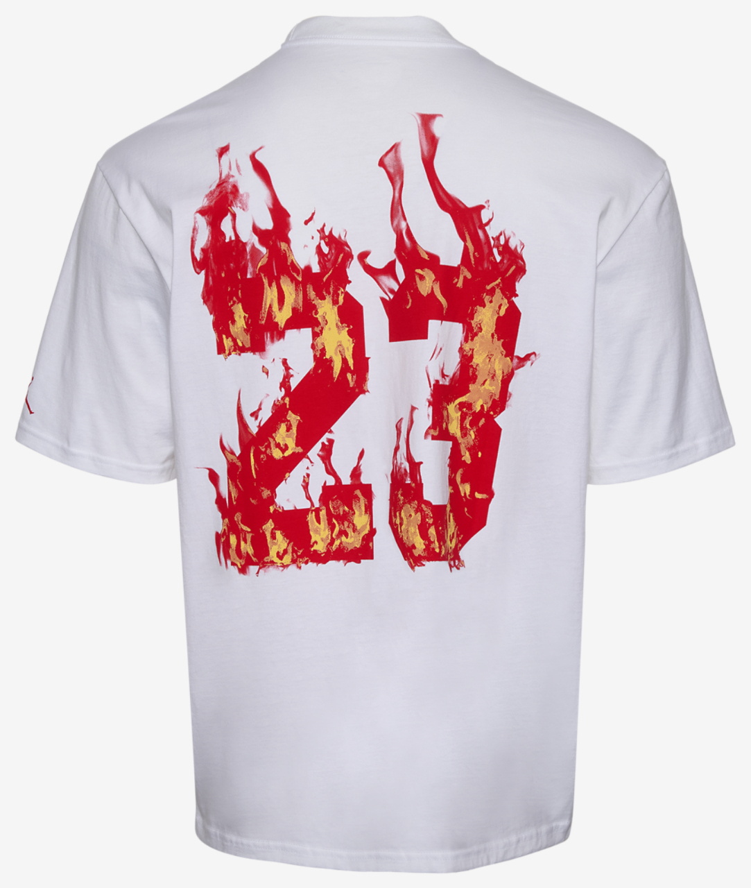 Jordan AJ 5 Fire '85 Short Sleeve Crew Image 2 of 3. Tap to open photo gallery.
