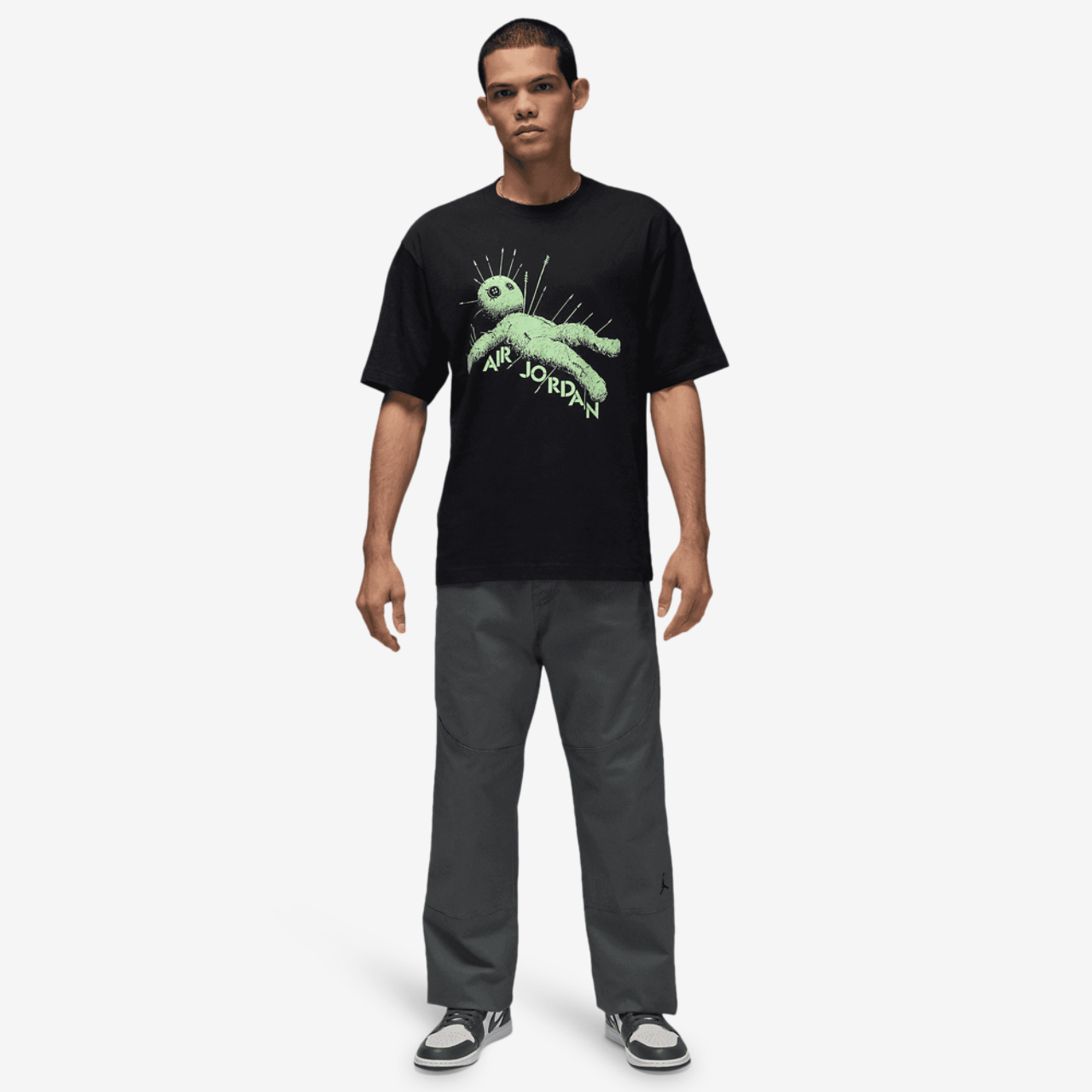 Jordan AJ 1 VD Short Sleeve Crew Image 6 of 6. Tap to open photo gallery.