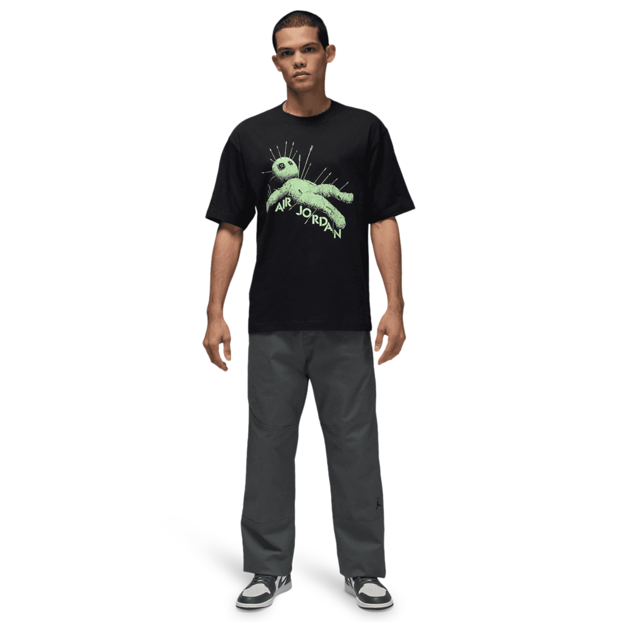 Jordan AJ 1 VD Short Sleeve Crew Image 6 of 6. Tap to open photo gallery.