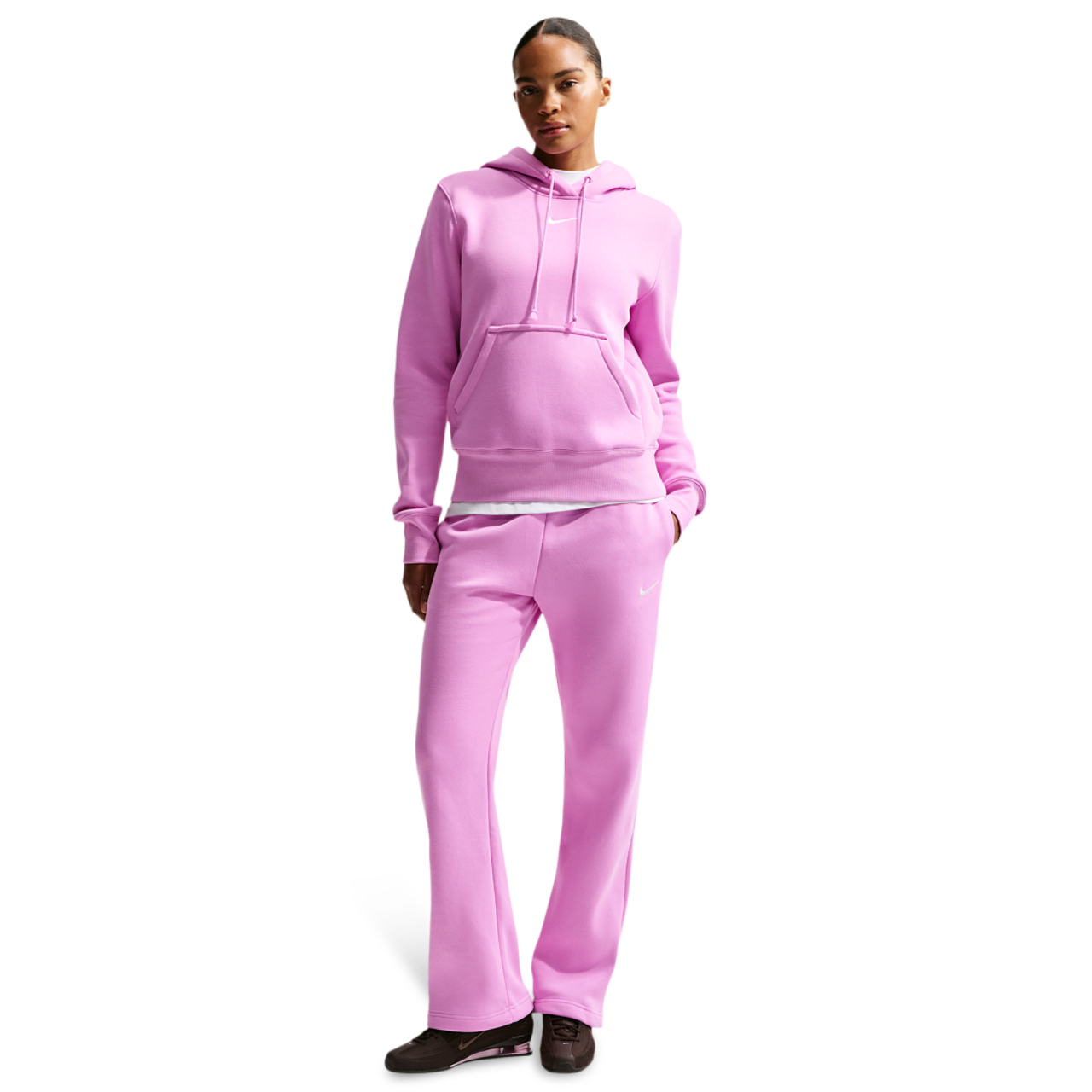 Nike NSW Phoenix Fleece Mid Rise OH Pants - Women's | Foot Locker