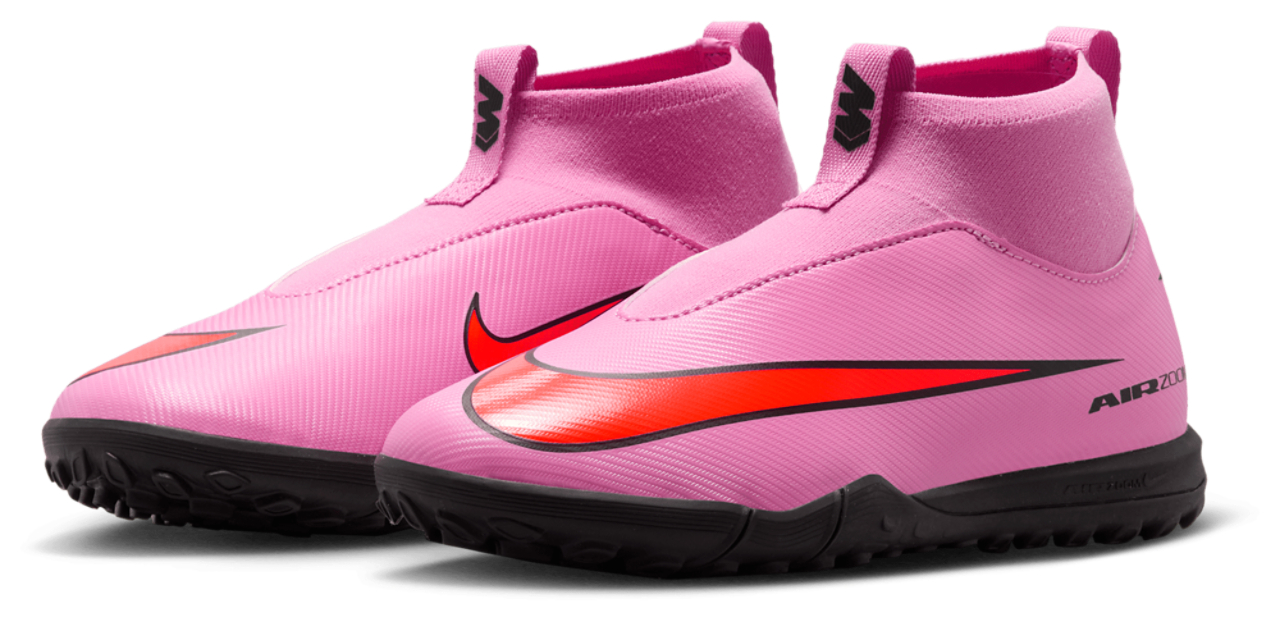 Nike JR Zoom Superfly 10 Academy TF Image 6 of 8. Tap to open photo gallery.
