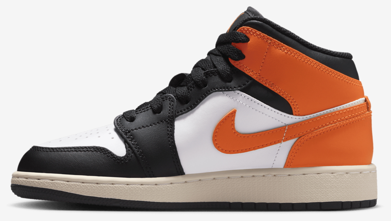 Jordan AJ 1 Mid Image 2 of 8. Tap to open photo gallery.