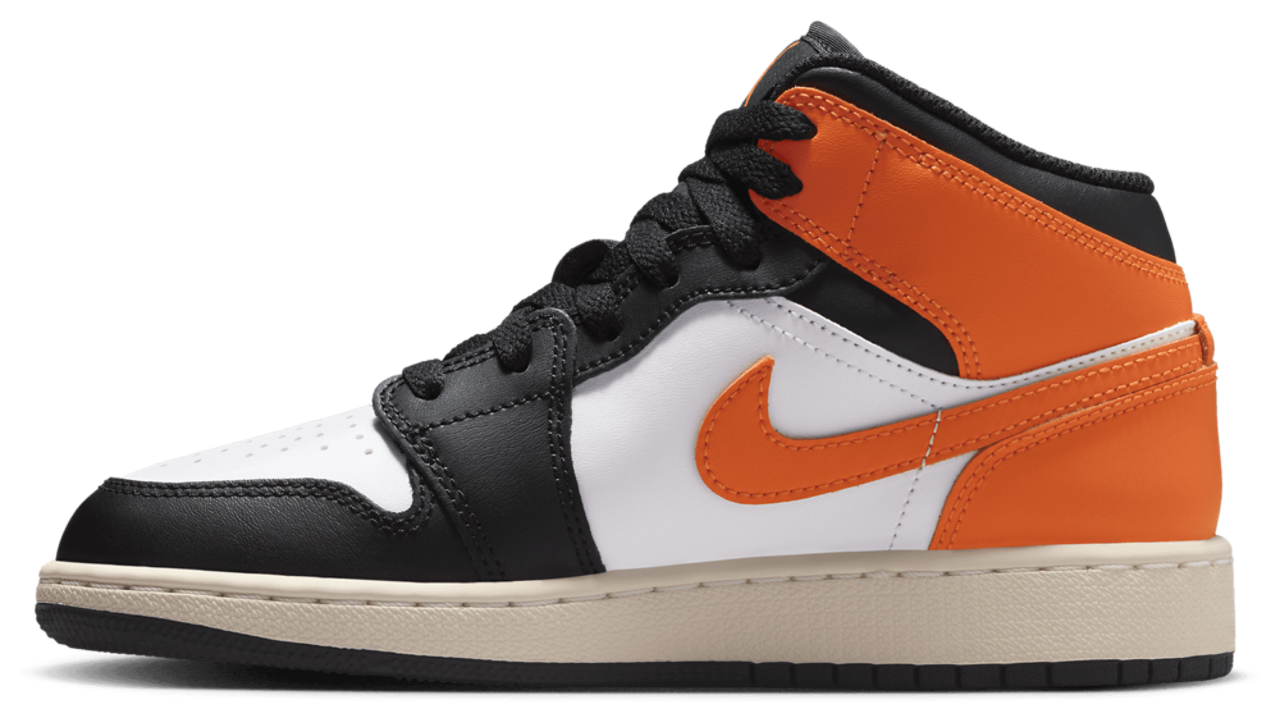 Jordan AJ 1 Mid Image 2 of 8. Tap to open photo gallery.