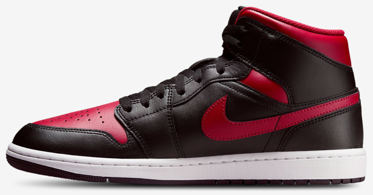 Jordan AJ 1 Mid Image 2 of 5. Tap to open photo gallery.