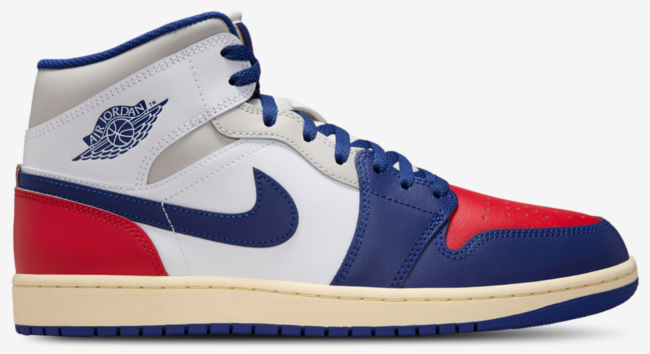 Jordan AJ 1 Mid Image 1 of 5. Tap to open photo gallery.