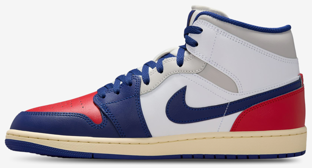 Jordan AJ 1 Mid Image 2 of 5. Tap to open photo gallery.