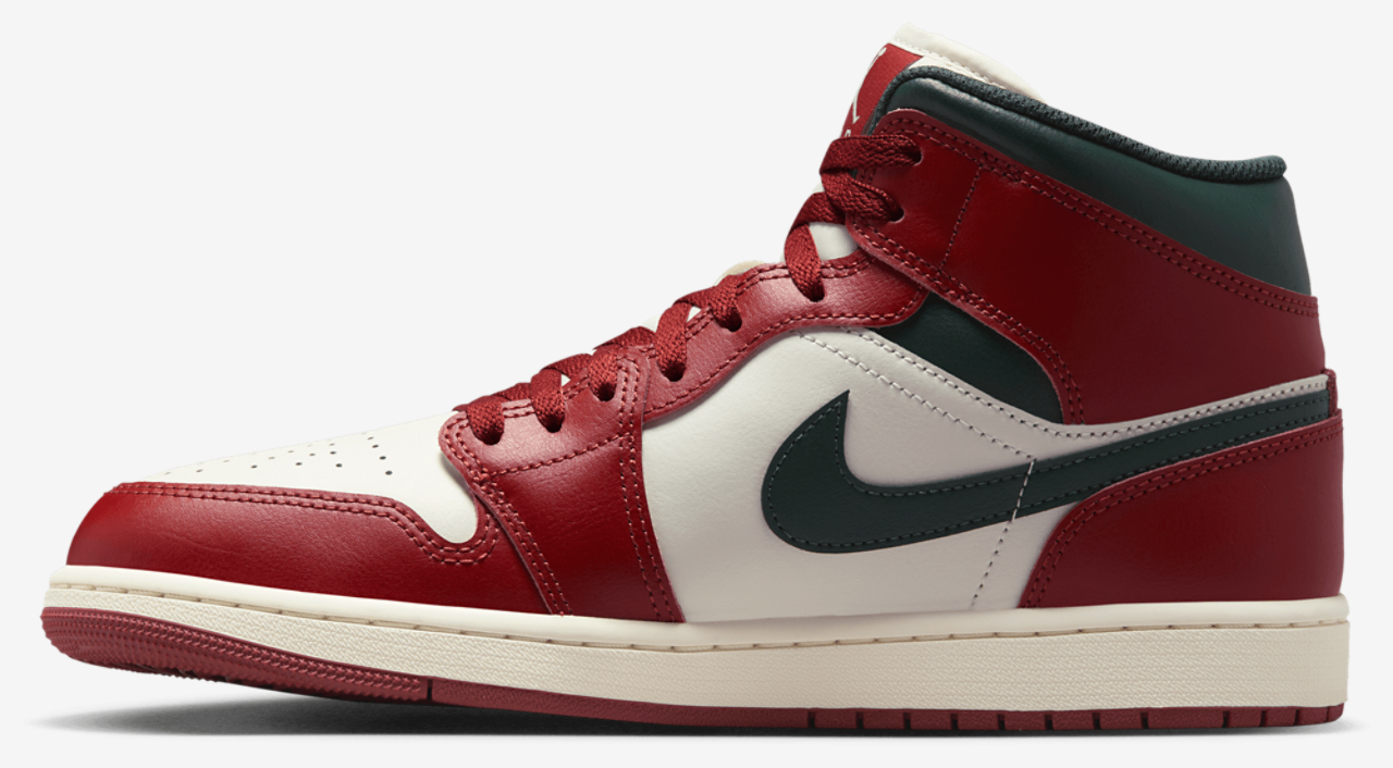 Jordan AJ 1 Mid Image 2 of 8. Tap to open photo gallery.